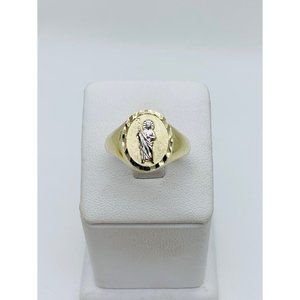 10k Gold Ring San Judas St Jude Size 10 -